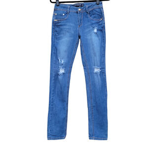 C'est Toi Jeans Distressed Light Wash